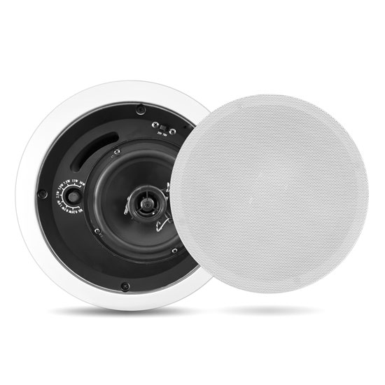 In-Ceiling Enclosed Speaker System w/Rotary Tapping 70V Transformer