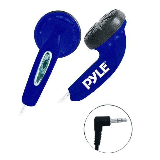 Ultra Slim In-Ear Ear-Buds Stereo Bass Headphones For Ipod/MP3/All Audio source Players (Blue)