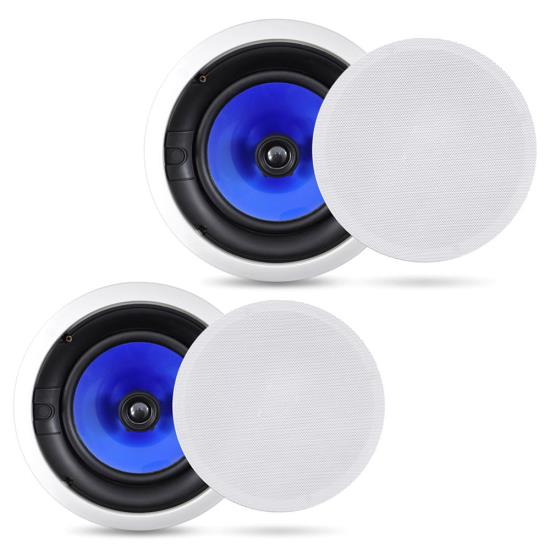 250 Watt 6.5'' Two-Way In-ceiling Speaker System w/Adjustable Treble Control