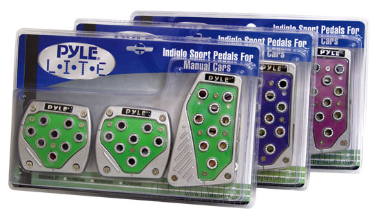 Pyle Lite Series Purple Indiglo Manual Pedals
