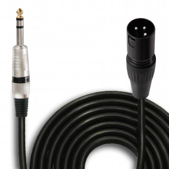 50 Feet 12 Gauge Professional Speaker Cable 1/4'' to XLR Male