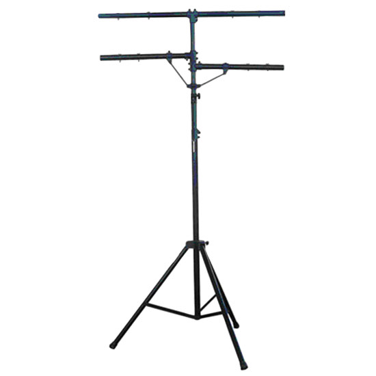 DJ Lighting Tripod Stand w/T-bar/Dual Side Bar
