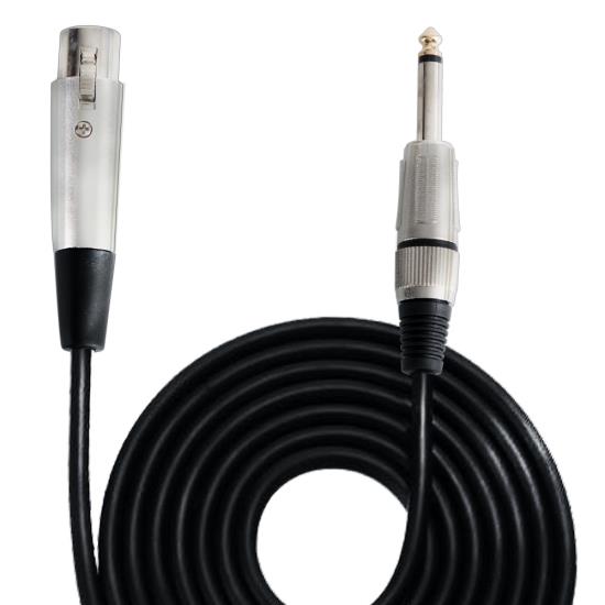 15ft. Professional Microphone Cable 1/4'' Male to XLR Female
