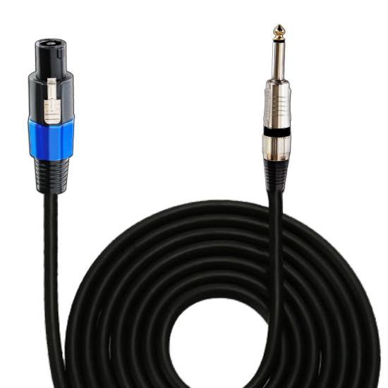 30ft. 12 Gauge Professional Speaker Cable Compatible With Speakon Connector to 1/4'' Male