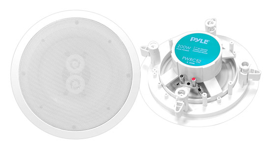 5.25'' In-Ceiling (Dual Channel/ Voice Coil) Weather Proof Single Speaker