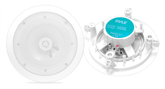 6.5'' 2-Way In ceiling Stereo Speaker Weather Proof