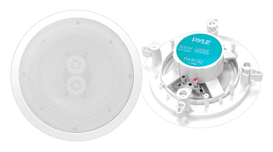 6.5'' In-Ceiling (Dual Channel/ Voice Coil) Weather Proof Speaker
